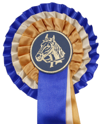 3-REIHIGE Schleife mit Bandbeschriftung